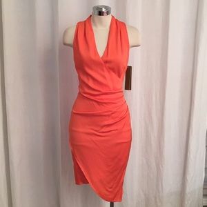 NCOLE MILLER STEFANIE STRETCHY CREPE DRESS SZ 0